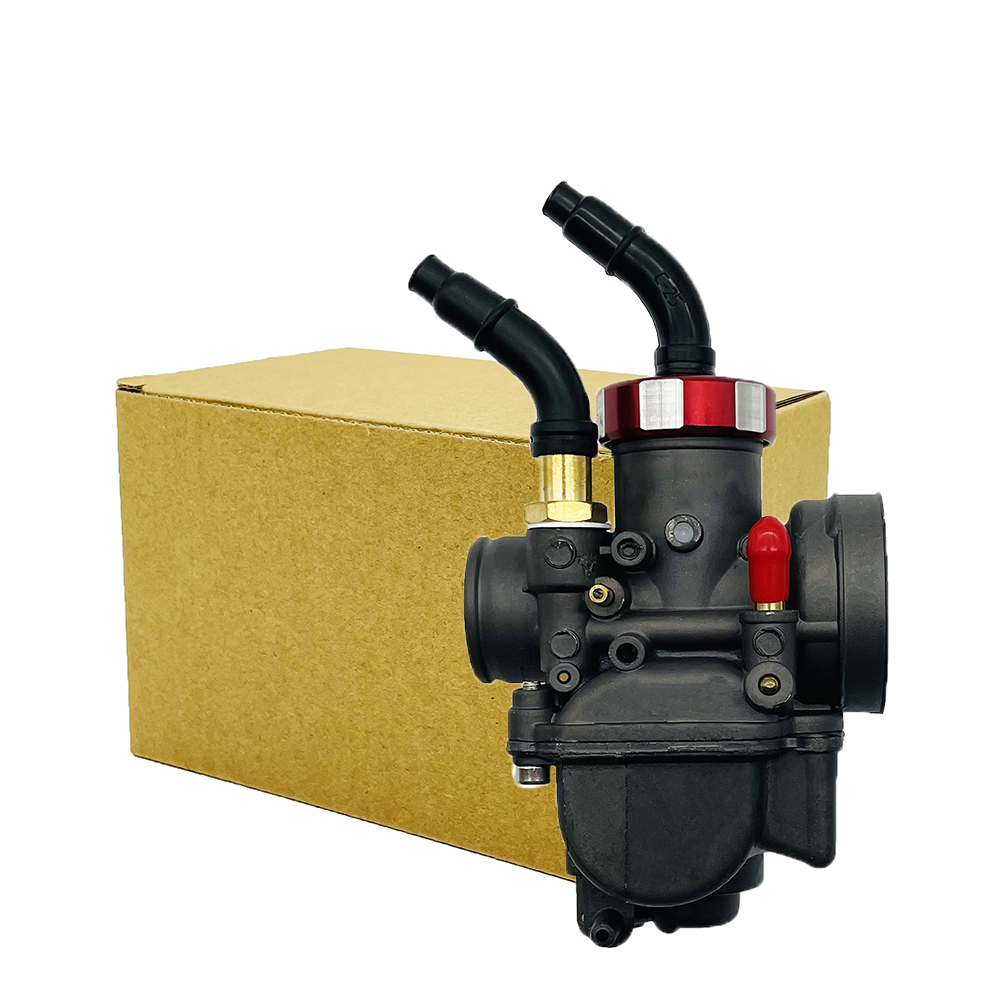 Motorcycle Carburetor - Czarno-czerwony gaźnik uniwersalny do motocykli Dash