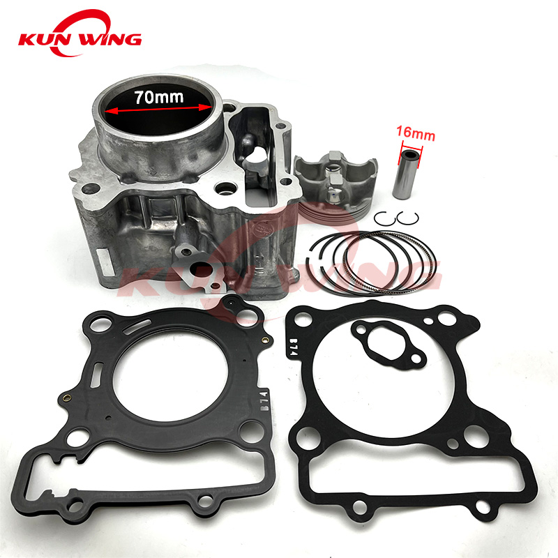 Motorcycle Piston - Zestaw cylindrów z otworem 70MM pierścień