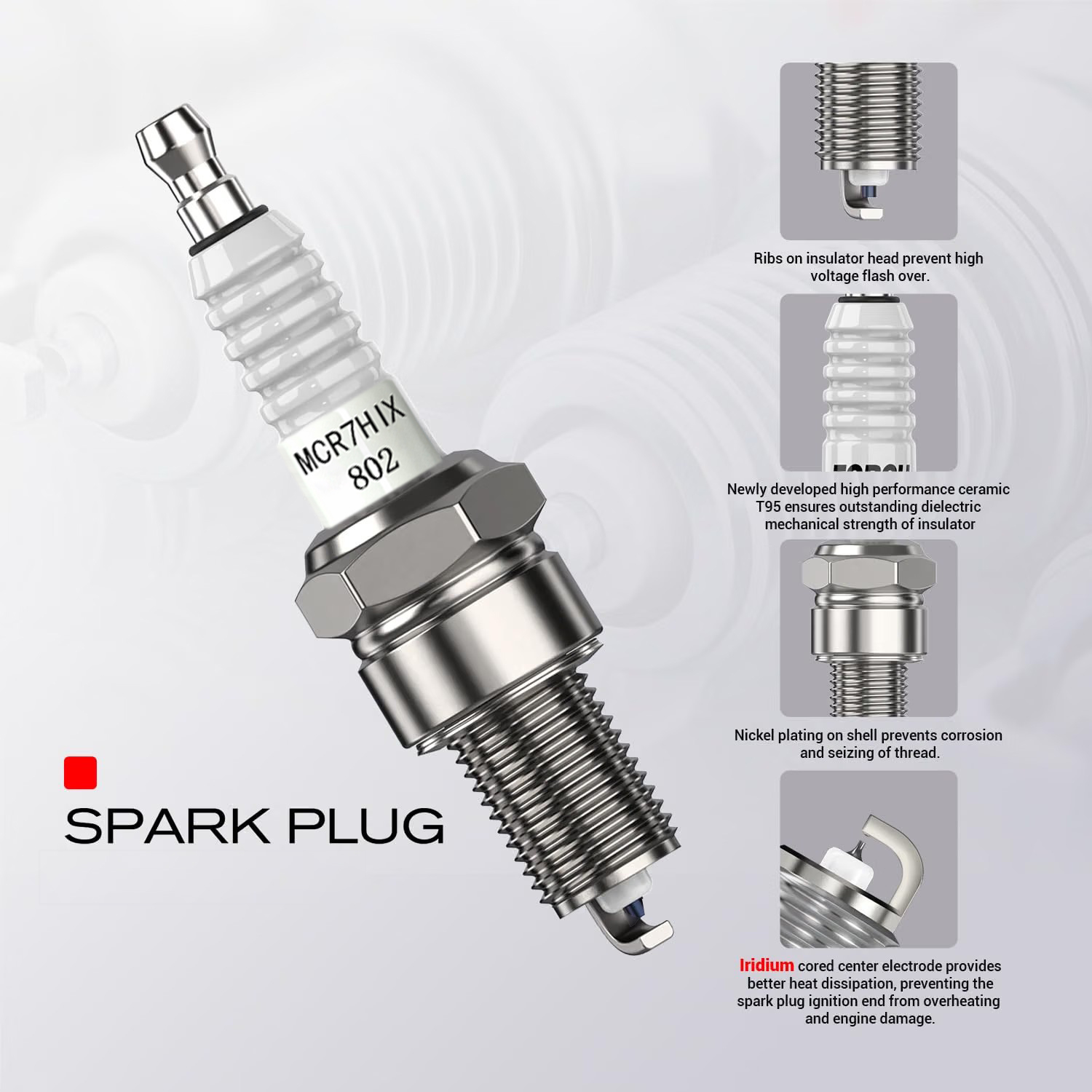 1-4 szt. Oryginalna, wysokiej  – Motorcycle Spark Plug recenzja i cena