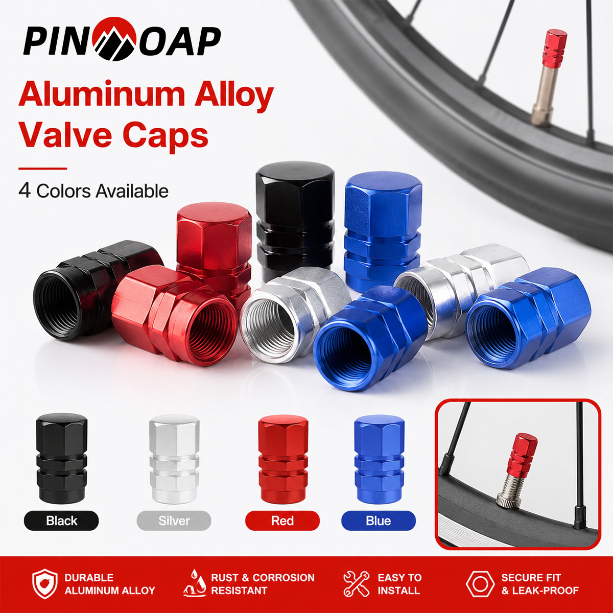 PINMOAP 4/12 SZT. Sześciokątne – Motorcycle Valve Cover recenzja i cena
