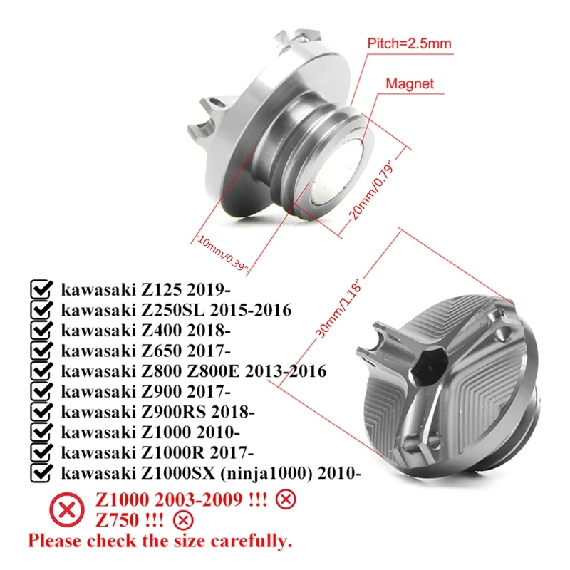 2025 Do Kawasaki Z900 RS Z650  – Motorcycle Oil Filter recenzja i cena