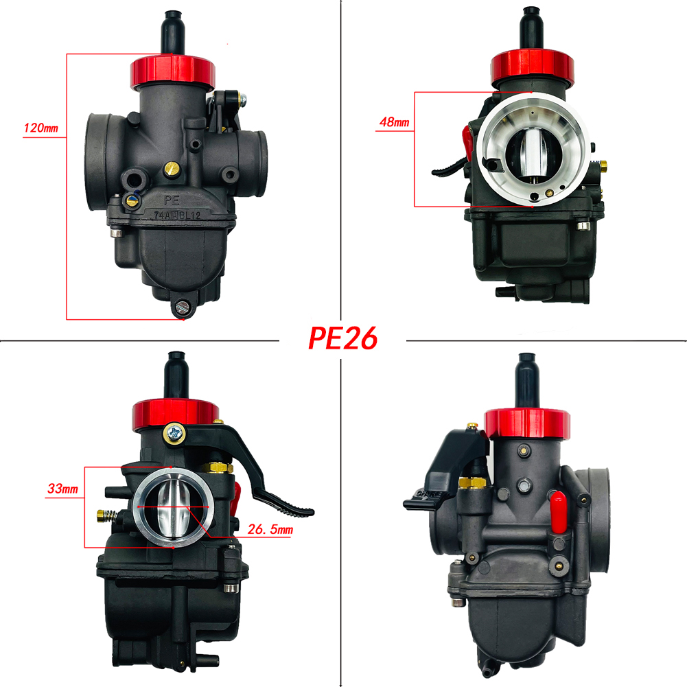 Czarno-czerwony gaźnik uniwers – Motorcycle Carburetor recenzja i cena